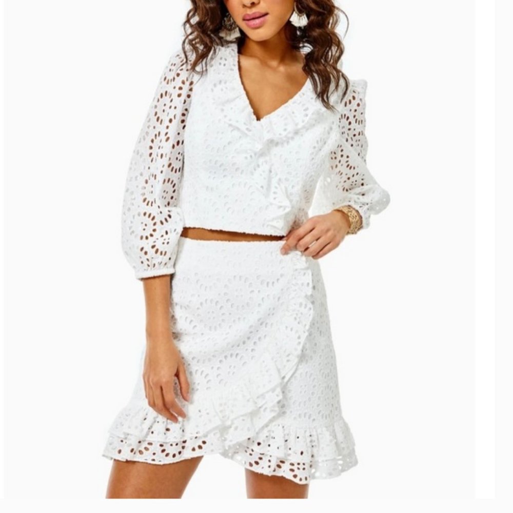 NWT LILLY PULITZER ROCA SKIRT SET SIZE 6